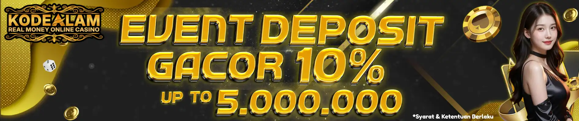 EVENT DEPOSIT GACOR 10%